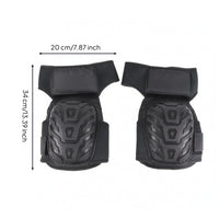 Impact Protection Hard Shell Knee Pads Ridged Surface Padded Knee Protectors for Riding