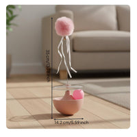 Relieves Boredom Tumbler Feline Toy Sturdy Material Feline Teaser Tumbler Modern Design for Cats, Kittens, Indoor