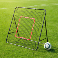 Soccer Rebounder Foldable Deflection Net with Target Freestanding Rebounder with Target for Coaches, Outdoor