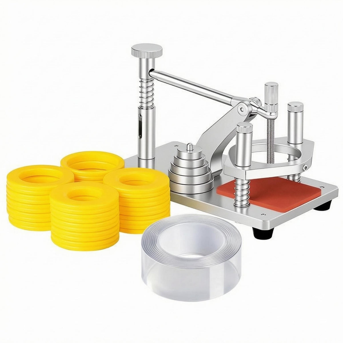 Watch Crystal Opening Tool Red Base Pad Watch Crystal Remover Screw Post