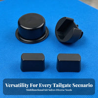 4 Pieces Tailgate Hinge Bushing Kit Wear Resistant Tail Gate Hinge Hinge Bushing Insert ABS Long-Lasting Replacement Car Part