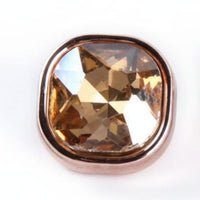 Faceted Glass Button Polished Shine Brightens Outfits for Cardigans