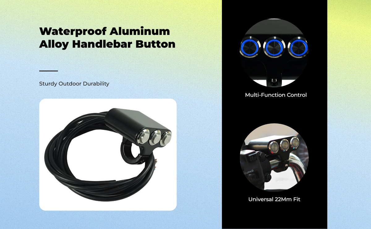 Waterproof aluminum motorcycle controller