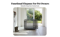 Easy to Clean Heavy Duty Dog Kennel Locking Casters Heavy Duty Dog Crate Escape Proof Metal Pet Crate with Tray Rust-Resistant