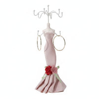 Decorative Mannequin Jewelry Display Rack Easy to Organize Mannequin Jewelry Stand Sturdy Boutique Necklace Holder Gift Idea for Shop Window, Dressing Table, Bedroom