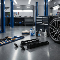Floor Jack Stand Rack Organizer Jack Holder with Brackets Compact for Mechanics, Workshops