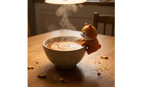 Cute USB Rechargeable Cup Fan Decorative Cup Rim Fan Compact