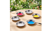 6 Pieces Mini Paint Palette Cups Compact Paint Cups with Pouring Lip Portable Dish Easy to Clean for Artists