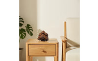 Cube Sculpture Architectural Sculpture with Slatted Surface Nordic Statue for Shelf, Living Room