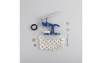 Watch Case Press Includes 12 Dies Watch Press Tool Vertical Pressure Design for Watchmakers, Hobbyists, Repair Shop, Home Workshop