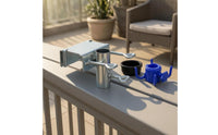 Threaded Screws Tube Socket Clamp Loop Handles Metal Clamp Bracket Multi-Part Adjustment Collar Assembly Smooth Finish