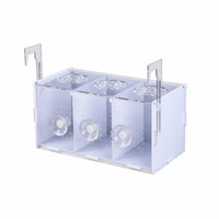 Acrylic Aquatic Hatchery Box High Clearness Aquatic Fry Separation Box Guppy Breeder Fish Enclosure Easy Feeding Port