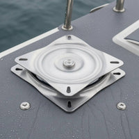 Rotating Boat Seat Swivel Plate Low-Height Boat Seat Swivel Slotted Turntable Base Plate Rounded Corners