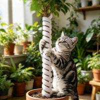 Chew-resistantResistant Spiral Leg Protector Flexible Feline Scratch Guard Thickened Anti Scratch Leg Sleeve