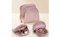 Mobile Jewelry Carrier Case with Pockets Portable Jewelry Case with Zipper Pockets Detachable for Journeyers