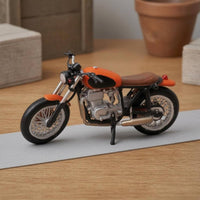 1:64 Motorcycle Model Detailed Small Collectible Spoked Wheels