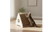 Cat Scratching Board with Bed Pet Furniture Water-Resistant Elevated Design for Kittens