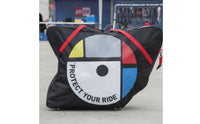 Road Bike Travel Bag Wheeled Bike Travel Bag with Shoulder Strap Rolling for Cyclists, Triathletes, Air Travel