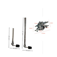 Compact Drum Clamp with Rod Long-Lasting Multi-Clamp Heavy-Duty Drum Mounting Bracket Reinforced for Drummers, Rehearsal Rooms