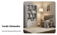 Minimalist design Multi-Compartment Floor Shelf with Doors Includes Door Compartments Multi-Tier Cabinet with Doors complimentarystanding shelf unit for Apartment Dwellers, Homeowners, Office Workers, Study Room, Bedroom, Entrypath