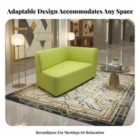 Colorful Block Sofa Set Modular Design Commercial Furniture Combination Lounge Seating for Visitors, Office Workers, Reception Area, Lobby, Hotel