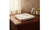 Linen Jewelry Tray Stackable Band Earring Tray Scratch Protection for Dressing Table