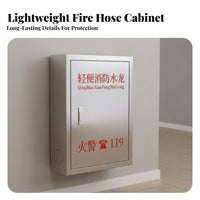 Fire Hose Pressure-Optimized Resistant Lightweight Fire Hose Reel Indoor Outdoor Use for Officers, Business Owners, Factories, Warehouses