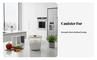 Moisture-Proof Rice Storage Container Rotating Lid Airtight Food Storage Container Large Capacity for Kitchen