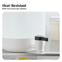 High Temperature Resistant Cold Water Pitcher with Spigot Food Grade Material Refrigerator Beverage Dispenser Leak-Proof for Picnic, Outdoor