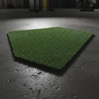 Home Home Plate Training Mat Portable Baseball Batting Low-Profile Mat-Profile Baseball Batting Turf for Softball Participants, Backyard