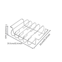 Non-Stick Coating Steak Grilling Rack Multi-Functional Stainless Steel Roasting Rack Easy to Clean for Outdoor, Camping, Kitchen