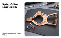 Fabrication Grounding Clamp | Heavy-Duty Metal Construction, fabrication Ground Clamp, for Workshops