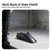 Custom Look Motorcycle Rear Mudguard Easy Installation Rear Wheel Mudguard Long-Lasting Carbon Fiber Pattern Mudguard Shock Resistant