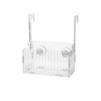 Space-Saving Acrylic Aquatic Aquarium Plant Holder Drill-Drillless Installation Aquarium Plant Holder Transparent Hydroponic Basket Long-Lasting Plastic for Terrarium
