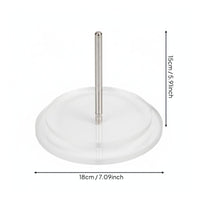 Acrylic Yarn Spindle Rotating Yarn Holder Upgraded Design Crafting Tool for Crocheters, Crafters, Home