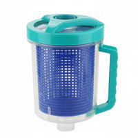 Pool Leaf Canister Clear Body Pool Leaf Collect-Through Design Debris Collector Canister