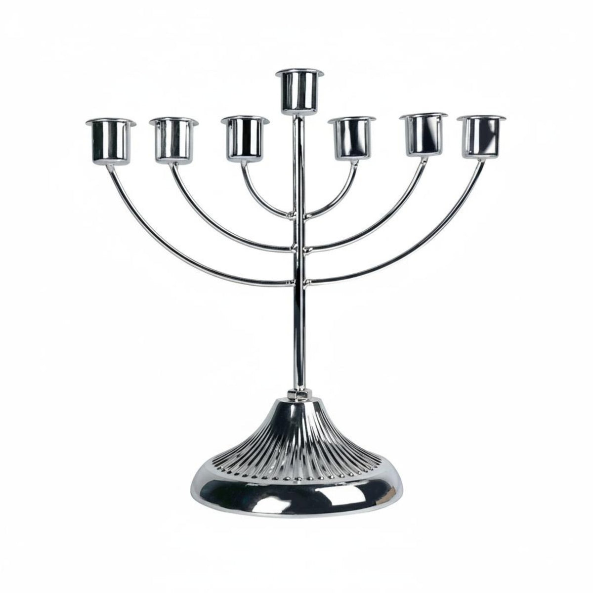 7 Arm Candelabra Electroplated Finish 7 Head Candle Holder European Style Table Centerpiece Candelabra for Wedding, Party, Mantelpiece