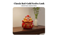 God of Wealth Statue Perfect Housewarming Gift Wealth Shen Figurine Chinese Prosperity Decoration Traditional Design