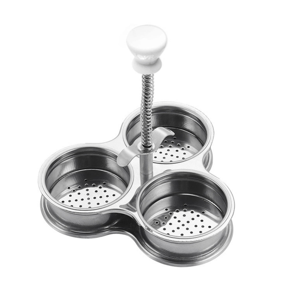 Poached Egg Maker Cups Insert Reusable Poached Egg Maker Cups with Handle Pan for Home Cooks, Kitchen