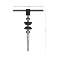 Aluminum Alloy Bottom Bracket Press Tool Stable Handle Headset Press-in Tool Labor-Saving Bike Repair Equipment Wear-Resistant for Cyclists, Workshop, Garage