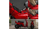 Motorcycle Rear Luggage Rack Rear Cargo Rack with Mounting Brackets Reliable Motorcycle Luggage Carrier for Commuters