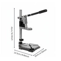 Bench Drill Press Stand Accurate Handheld Drill Stand Cast Iron Foundation Power Tool Accessory