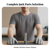 For 3/4 Ton Jacks Hydraulic Lifting Device Pump Repair Kit Wear-Resistant Lifting Device Pump Plunger Seal Band Precision Fit