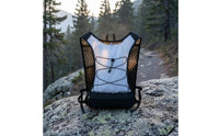 Lightweight Backpack-Design Running Vest Adjustable Cord Lacing Mesh Running Vest Wide Shoulder Straps Outdoor Gear