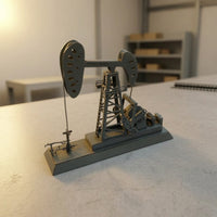 HO Scale Oil Oil Rig Model Kit Cardboard Rig Model DIY Oil Oil Rig Kit Decorative for Dioramas
