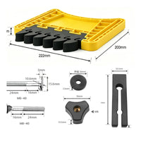 Feather Board with Mounting Hardware Safe Woodworking Accessory Easy-to-Grip