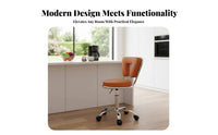 Rolling Caster Wheels Adjustable Swivel Seat with Backrest Modern Minimalist Design Adjustable Swivel Stool U-backBack Padded Cushion Mobile Seating Stable Load-Bearing for Beauticians Artists, Kitchen, Beauty Salon, Dental Office Medical Office