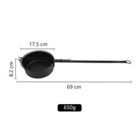 Popcorn Pot with Mesh Lid Long-Handled Campfire Popcorn Popper Cookware Camping Quick Popping for Campers, Backyard Bonfire