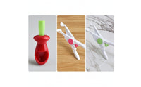 Manual Cherry Pitter Food-Grade Cherry Stone Remover Dishwasher-Safe Fruit Pitting Tool Compact for Kitchen