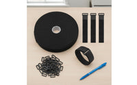 Cut-to-Length Hook and Loop Strap with Buckle Adjustable Reusable Cable Strap Long-Lasting Nylon Fastening Roll Heavy-Duty for Homeowners